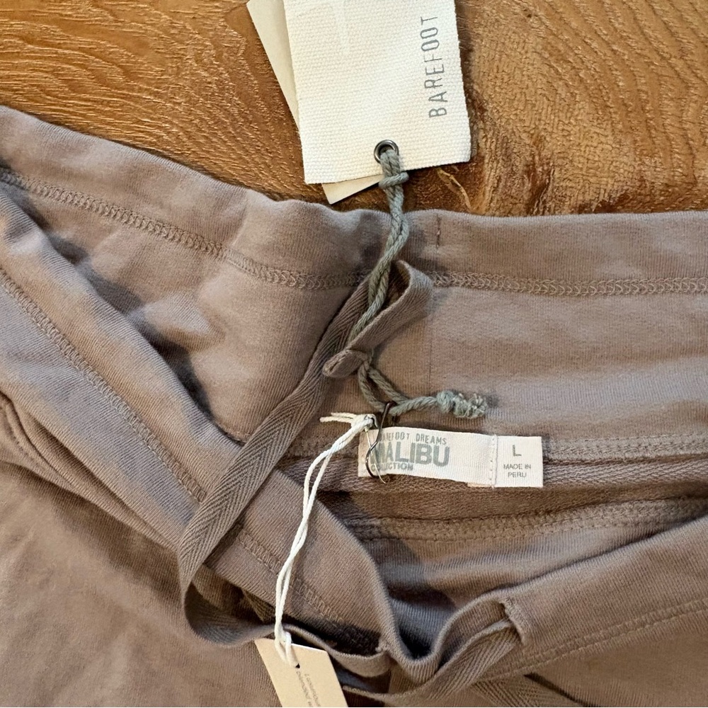 NWT Barefoot Dreams Malibu Collection Luxe Lounge Skirt w/Slit Beach Rock - Picture 7 of 7